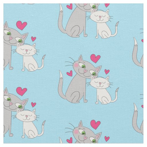 Cute Kitty Cat Baby Nursery Decor Fabric