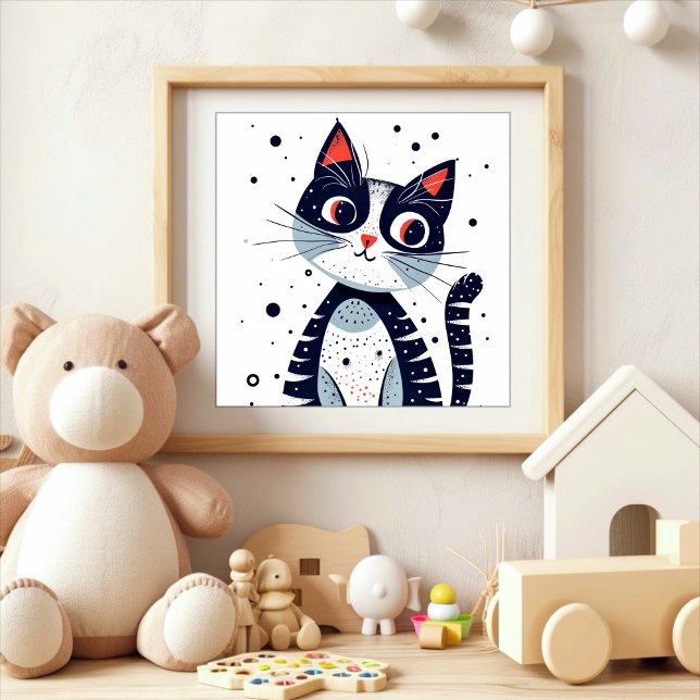 Cute Kitty Cat Baby Shower  Poster (Creator Uploaded)