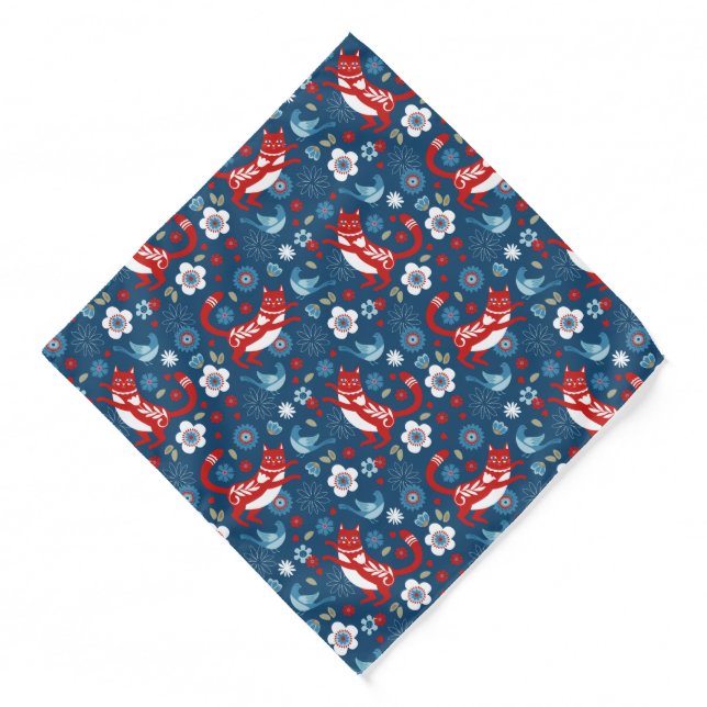 Cute Kitty Cat Bandana (Front)