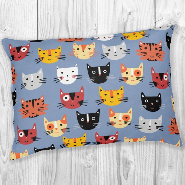 Cute Kitty Cat Blue Pet Bed (Creator Uploaded)