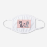 Cute Kitty Cat Face Mask