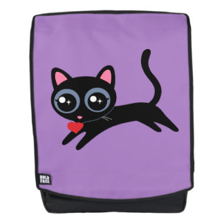 Cute Kitty Cat Heart Thief gift for Girls Backpack