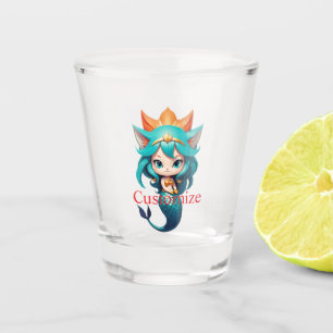 Cute Kitty Cat Mermaid Thunder_Cove Shot Glass