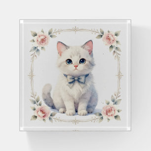 cute kitty cat paperweight