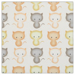 Cute Kitty Cat Pattern Fabric