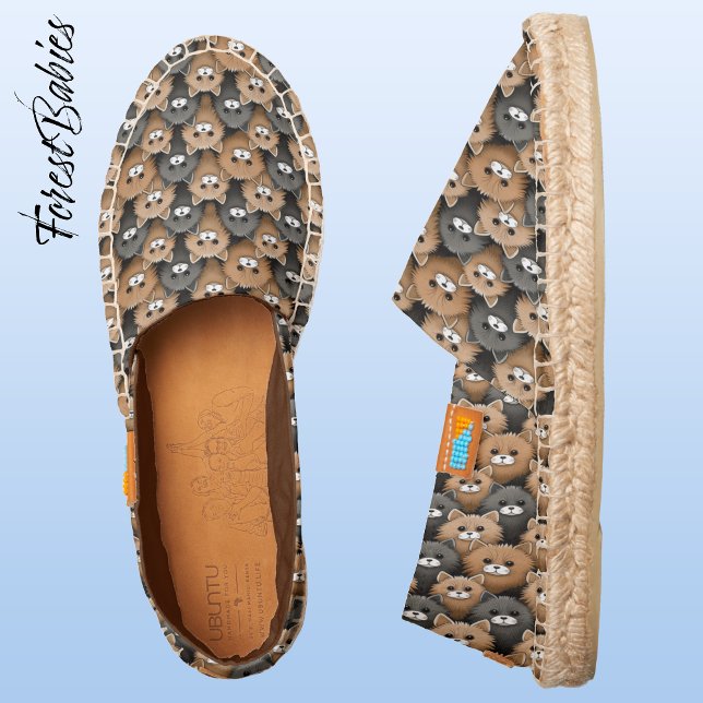 Cute Kitty Cat Pattern, Kitty Print, Feline 🐈 Espadrilles (Creator Uploaded)