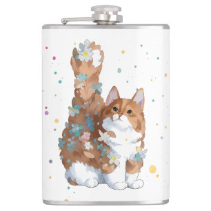 Cute Kitty Cat Pet Animal Flask
