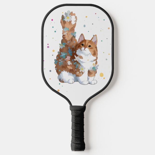 Cute Kitty Cat Pet Animal  Pickleball Paddle (Front)