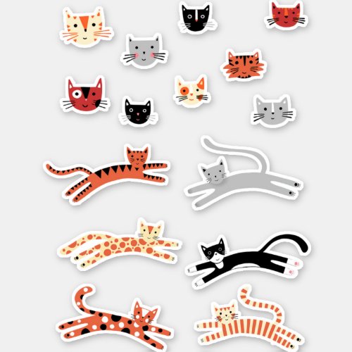 Cute Kitty Cat Pet Animal Sticker