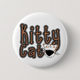 Cute Kitty Cat Tshirts and Gifts Pinback Button