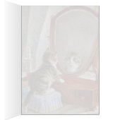 Cute Kitty Cat Vintage Painting by Frank Paton (Inside (Right))