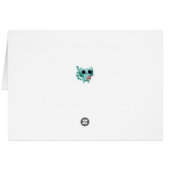 Cute Kitty Cat with Kawaii Cupcake (Back Horizontal)