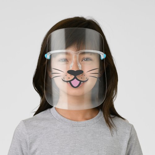 Cute Kitty Halloween Costume Makeup Face Mask