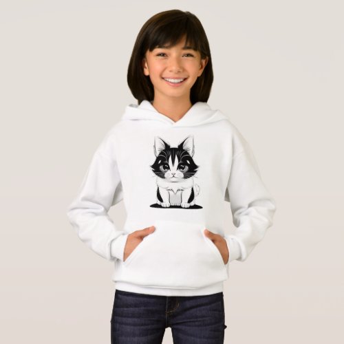 Cute kitty hoodie