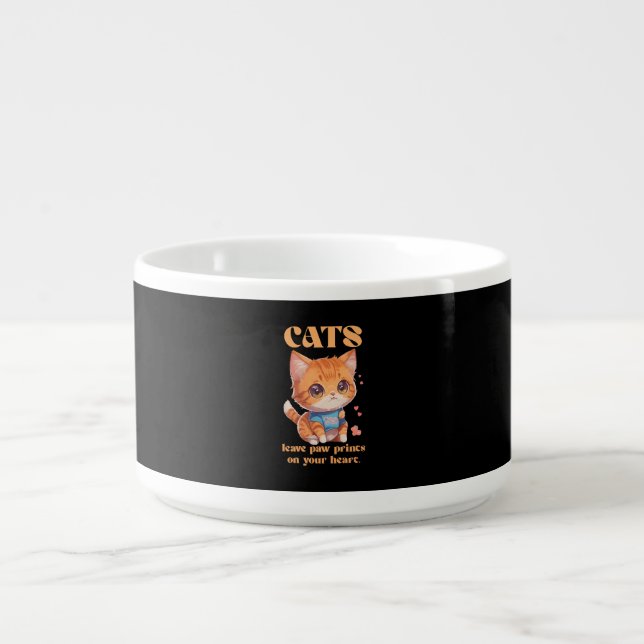 cute kitty love bowl (Center)