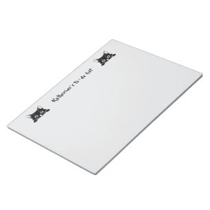 Cute Kitty Minimalistic Design - CAT 1 Notepad