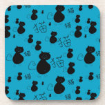 Cute kitty pattern coaster