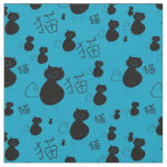 Cute kitty pattern fabric