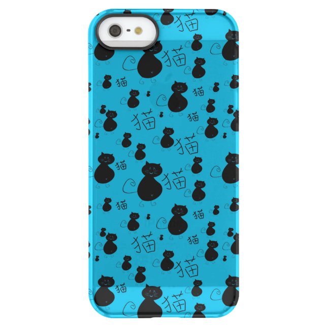 Cute kitty pattern uncommon iPhone case (Back)