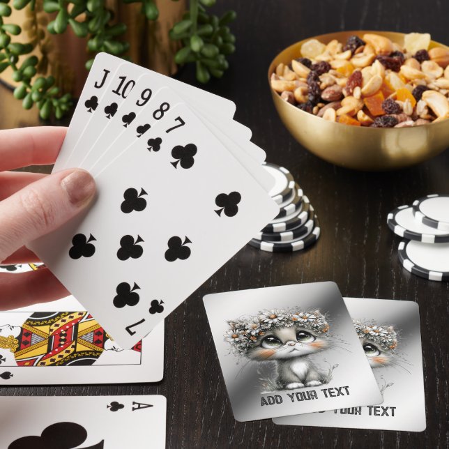 Cute Kitty Poker Cards (In Situ)