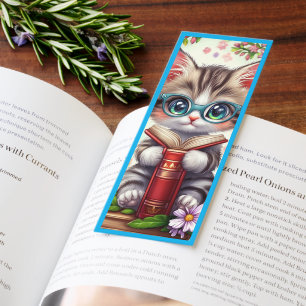 Cute Kitty Reading Bookmarks