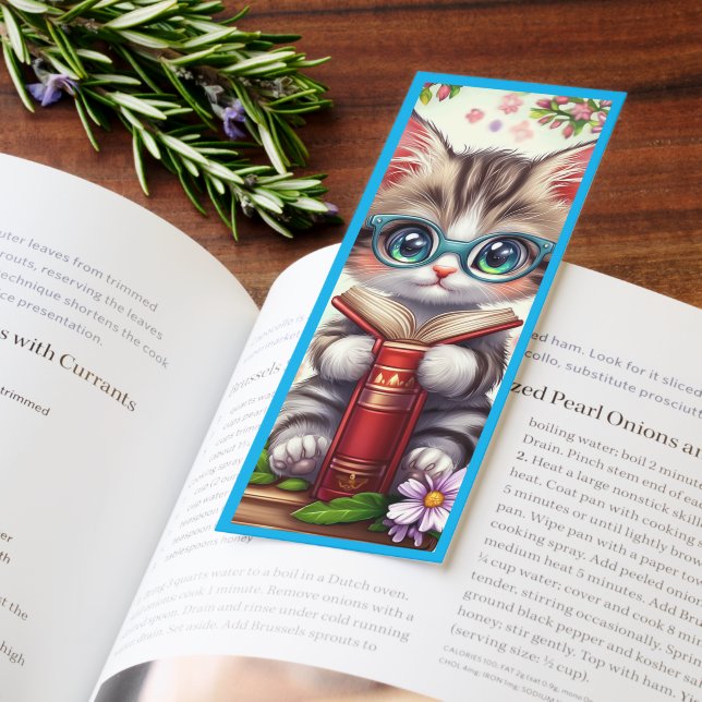 Cute Kitty Reading Bookmarks (Book)