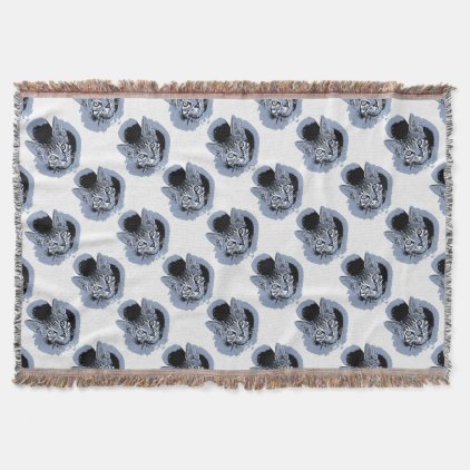 Cute Kitty Throw Blanket