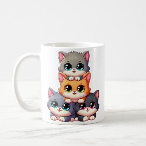 Cute Kitty Tower Coffee Mug