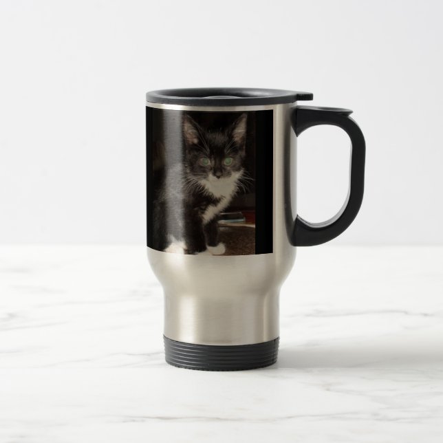 Cute Kitty Travel Mug (Right)