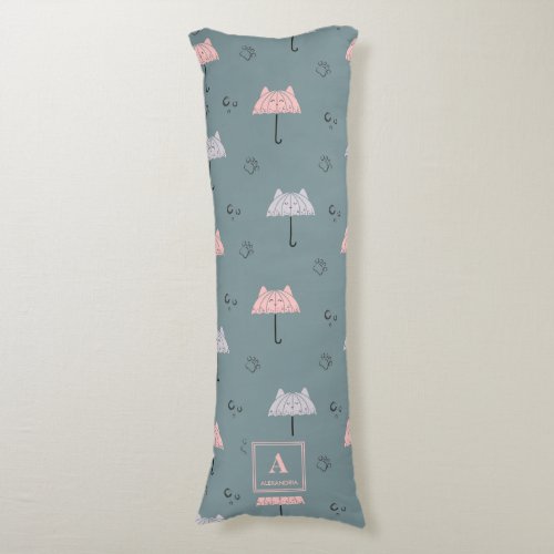 Cute Kitty Umbrella Body Pillow