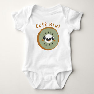 Cute kiwi baby bodysuit