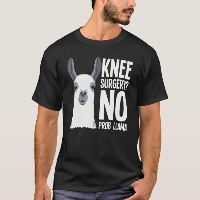 Cute Knee Surgery Recovery For Men Women Knee Reco T-Shirt (Front)