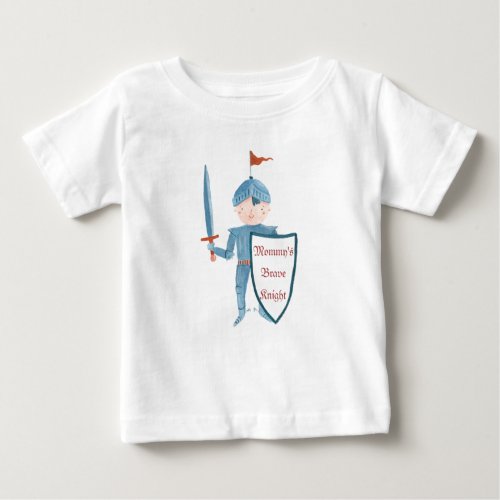 Cute knight baby boy personalized t_shirt