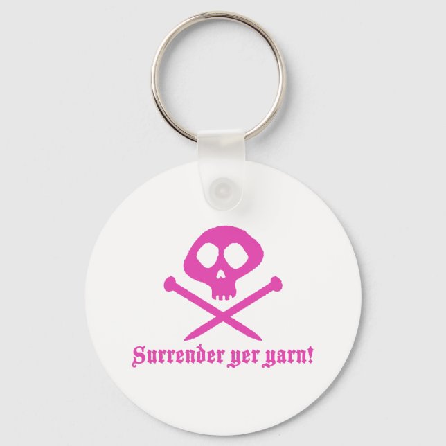 Cute Knitting Keychain (Front)