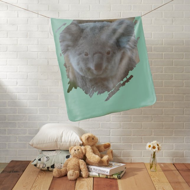 Cute Koala Baby Blanket (In Situ)