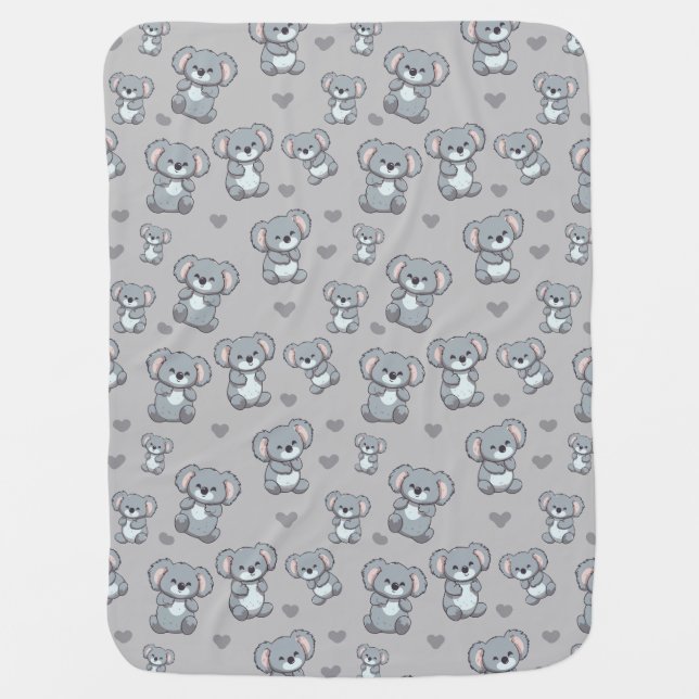 Cute Koala baby blanket for new born babies (Front)