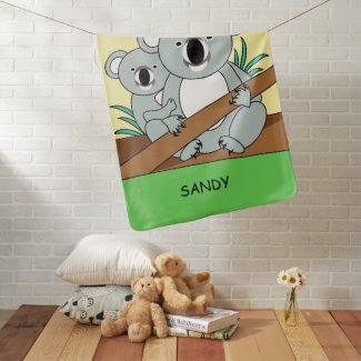 Cute Koala Baby Blankets