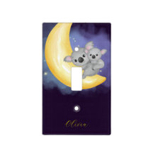 Cute Koala Baby Nursery Light Switch Cover