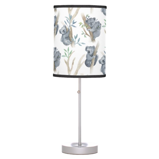 Cute Koala Baby Nursery Table Lamp (Front)