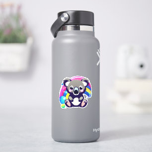 Cute Koala Bear and Rainbow  Sticker