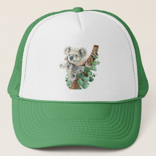 Cute Koala Bear Australian Wildlife   Animal Trucker Hat