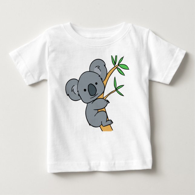 Cute Koala Bear Baby T-Shirt (Front)