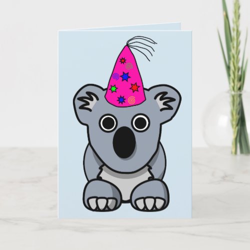 CUTE KOALA BEAR BIRTHDAY GREETING CARDS