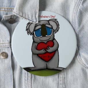 Cute Koala Bear Button