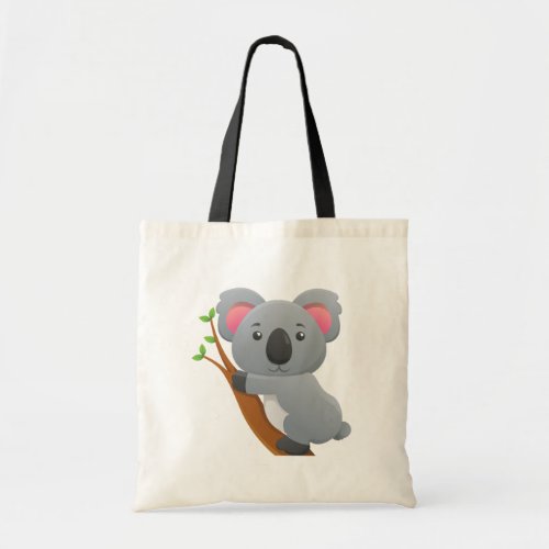 Cute Koala Bear Cartoon Tote Bag