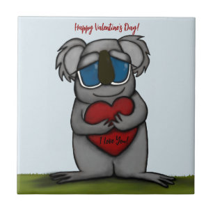 Cute Koala Bear Ceramic Tile