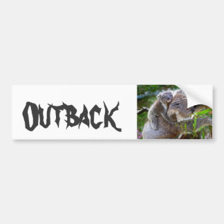 Cute Koala Bear Destiny Nature Aussi Outback Bumper Sticker