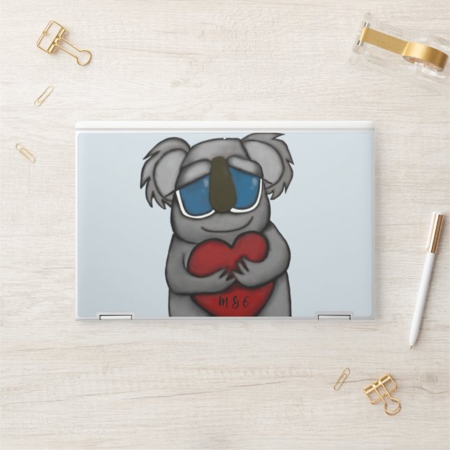 Cute Koala Bear HP Laptop Skin (Desk)