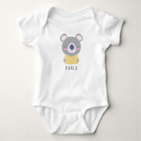 Cute Koala Bear Illustration - Customizable Name B