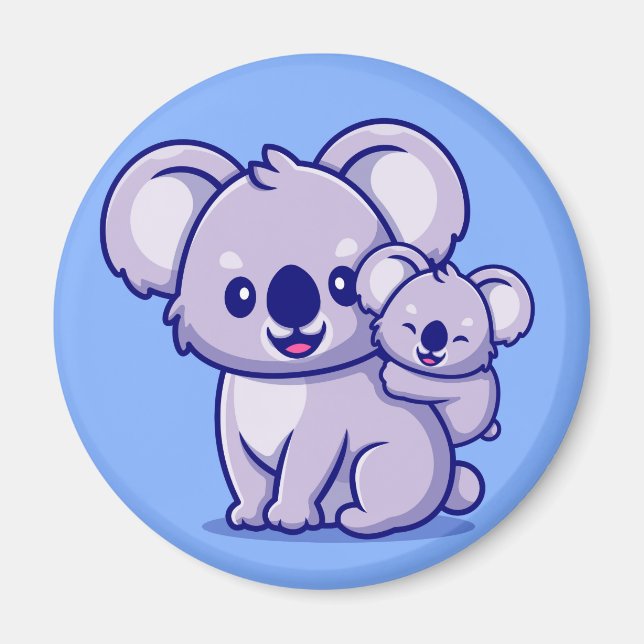 Cute Koala Bear Magnet (Front)